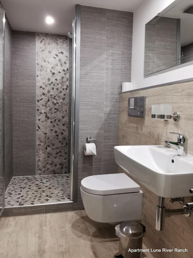 Appartement im Stall Lune River Ranch Loxstedt Esterno foto